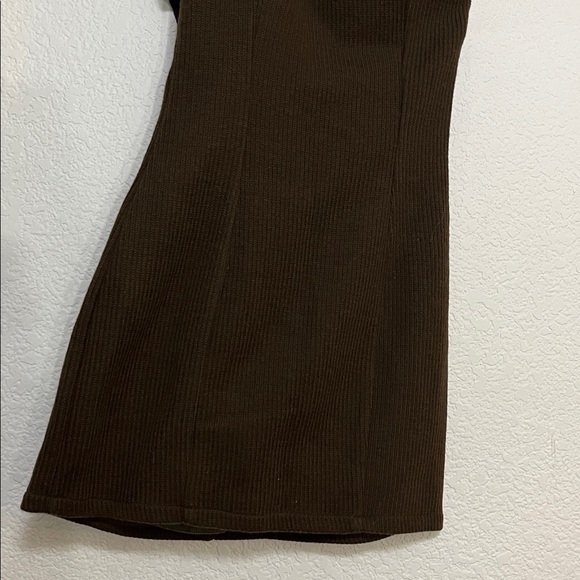 Ghospell One Shoulder Ruffle Ribbed Sweater Dress - Picture 14 of 17